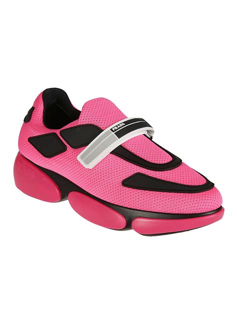 blue and white prada|pink prada sneakers for women.